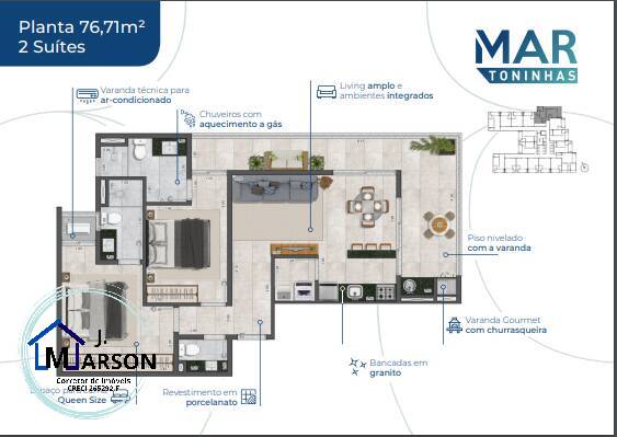 Apartamento à venda com 1 quarto, 35m² - Foto 25