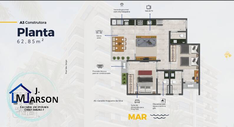 Apartamento à venda com 2 quartos, 60m² - Foto 21