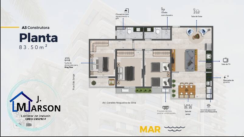 Apartamento à venda com 2 quartos, 60m² - Foto 25