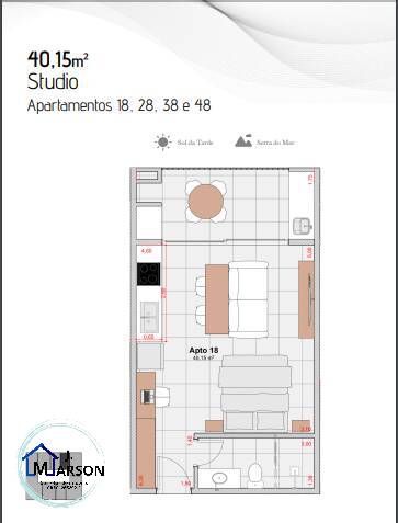 Apartamento à venda com 1 quarto, 54m² - Foto 20